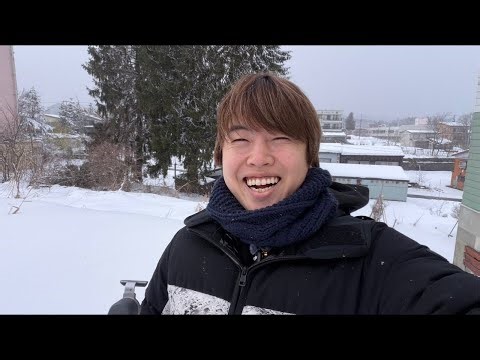 ヒカキンがダイブした川まで雪国を歩く