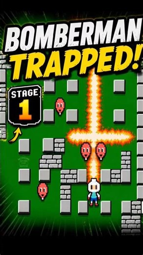 NO WAY 😳| BOMBERMAN Stage 1 💣🔥#shorts