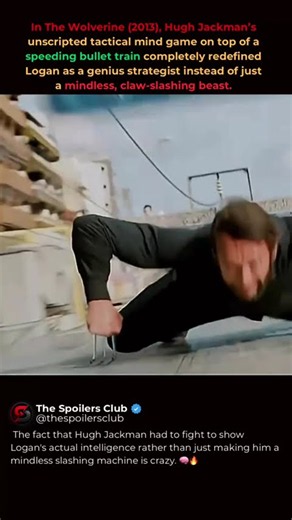 How Hugh Jackman Saved Wolverine's Brain #wolverine #hughjackman #shorts