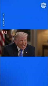 President Trump says ‘I’m not a pedophile’ in ’60 Minutes’ interview on DC shooting