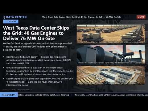 Texas Just Froze Every Data Center Permit — Here's Why Abbott Hit the Brakes