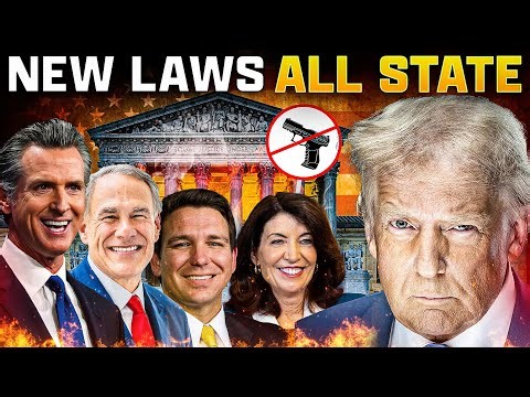 January 2026 Gun Law Changes Overnight - 10 New Rules in All 50 States Affecting Every Owner!