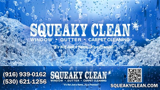 ✨ Squeaky Clean windows make a world of difference! Let the sunshine back into your home with professional window cleaning from Squeaky Clean. Our experienced team has been making homes sparkle for over 35 years—and we’re just getting started! 📅 Book today and see the difference clear windows make. 🔗 www.squeakyclean.com 530-621-1256 Hashtags: #SqueakyClean #WindowCleaning #LetTheLightIn #CleanHome #35YearsStrong #LocalPros | Squeaky Clean Windows & More