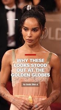 Which looks stood out at the Golden Globes
