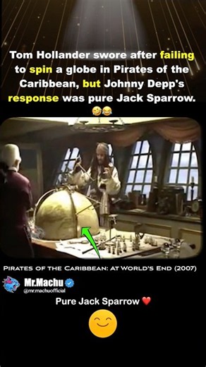 Jack Sparrow Never Broke, Beckett Did 🤣 #bloopers