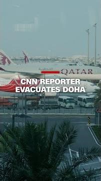 CNN reporter catches evacuation flight, as airlines struggle to keep them going
