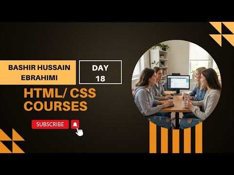 18- How to Create a Simple Web Page Using HTML & CSS | Beginner Tutorial