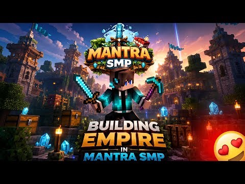 BUILDING OWN EMPIRE || MANTRA SMP SURVIVAL GRINDUP PUBLIC SERVER || MANTRA SMP #minecraft