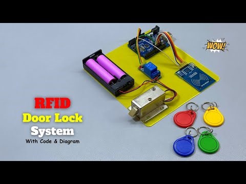 Build a Smart Door Lock using RFID and Arduino!