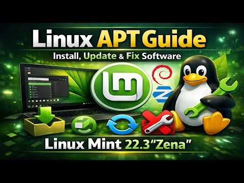 Linux APT Guide Install, Update & Fix Software on Linux Mint 22.3 Zena, Zorin 18 and Debian 13