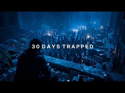 I Survived 30 Days Trapped On The Roof | Zombie Outbreak