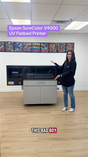 The Epson SureColor V4000 UV Flatbed Printer is Finally Here!!