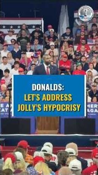 DONALDS: LET'S ADDRESS JOLLY'S HYPOCRISY!