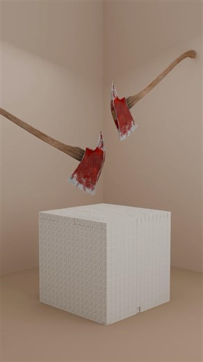 Satisfying 3D Animation: Axes Smashing Cubes