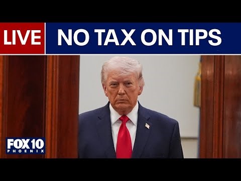 🔴LIVE: President Trump breaks down his plan for tip earners in Las Vegas | FOX 10 Phoenix