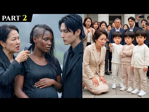 Korean Mafia Boss Let Mom Shave Pregnant Wife In Rain—Triplets Forced Her To Kneel In Public! Part 2