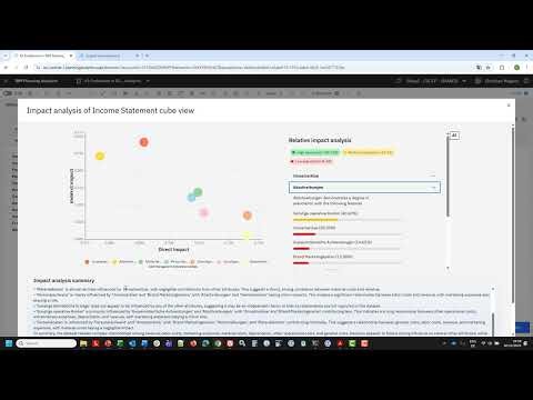 KI-Funktionen in IBM Planning Analytics (TM1)