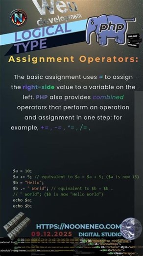 Essential PHP S&S Elements #webdevelopment #webdesign #backend #php #nooneneo ‪@nooneneo.vision‬