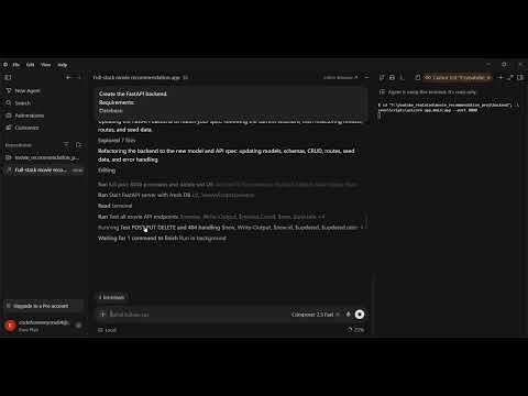 AI Tools Series – Episode 4 | Building a Full-Stack Movie App with Cursor AI