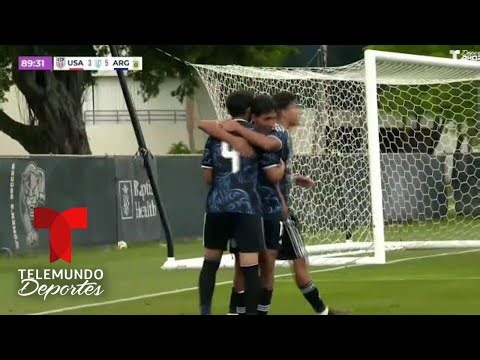 USMNT vs. Argentina | Highlights Vertex Cup | Telemundo Deportes