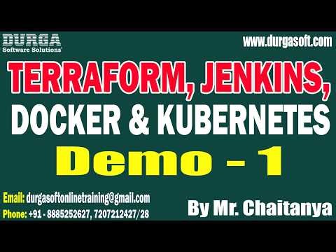 TERRAFORM, JENKINS, DOCKER & KUBERNETES tutorials || by Mr. Chaitanya On 20-04-2026 @5PM (IST)