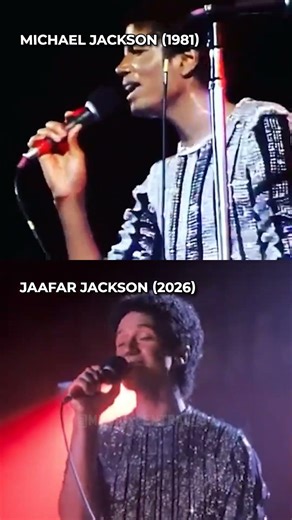Ben through the years... #michaeljackson and #jaafarjackson in #1981 and #2026 in the #michaelmovie