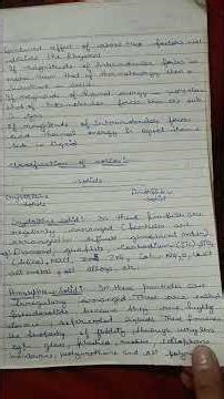 chemistry notes class 12th chapter solid state introduction part #handwritten#chemistry