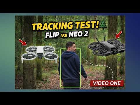 DJI Flip vs Neo 2 Active Track & Obstacle Avoidance Test Follow Mode
