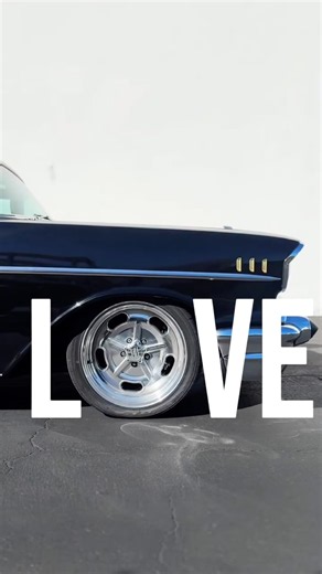Love is a Big Block 502ci in a 1957 Chevy Bel Air😍 #restomod #classic