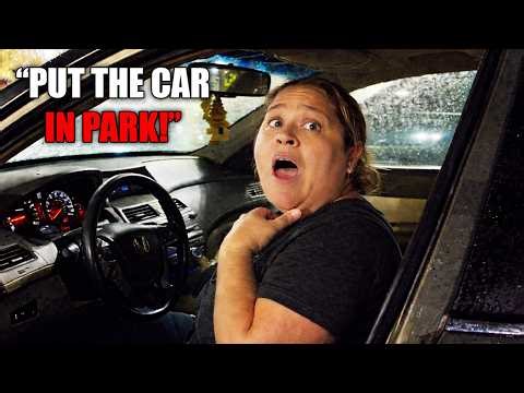 Woman Reverses While Officer Stuck in Door — Felony Arrest