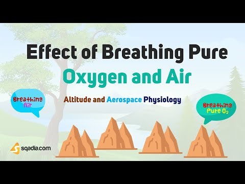 Altitude and Aerospace Physiology | Effect of Breathing Pure Oxygen and Air
