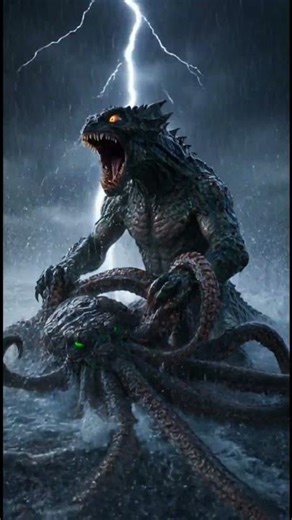 Kraken vs Sea Monster… Who Wins? 🌊 (INSANE BATTLE) | Neuro AI Kraken might actually lose…