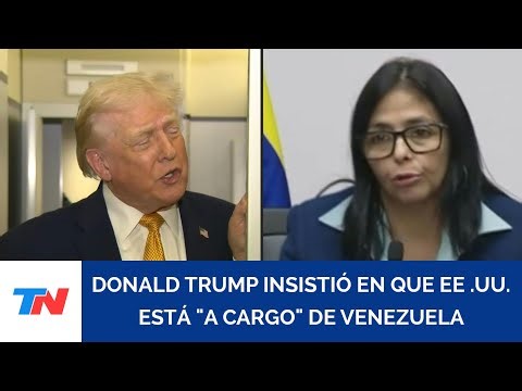 LA CAÍDA DE MADURO: Donald Trump insistió en que EE.UU. está "a cargo" de Venezuela