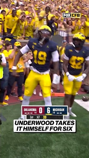Bryce Underwood to the endzone for a Michigan TD! #CFB #Michigan #football