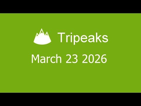 Microsoft Solitaire Collection - Tripeaks - March 23 2026