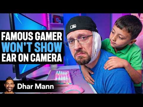 FAMOUS GAMER Won't Show His Ear On Camera Ft. FGTeeV | Dhar Mann Studios