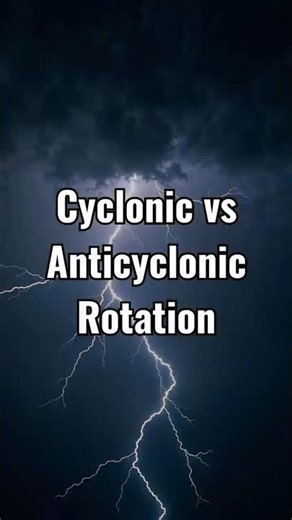 🤓🌪 Cyclonic vs Anticyclonic Rotation #shorts #stormchasing #weather