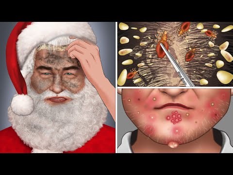 [ASMR] Transform Santa Claus from a filthy old man into a gentleman | Satisfying Transformation