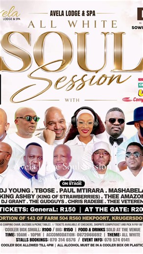 Avela Lodge Soul Session 29 Nov 2026 Tickets — Computicket