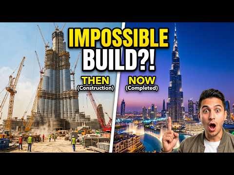 They Built THIS in the Desert?! Burj Khalifa Construction Story