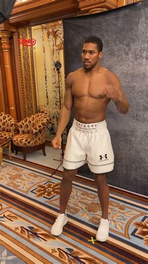 Anthony Joshua is ripped and ready for his return vs Kristian Prenga 💪