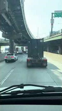 Quick technique on merging, downshifting and controlling traffic in a semi