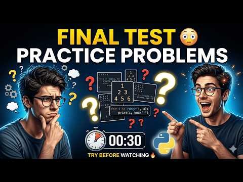 Python Loop Practice Problems for Beginners | Solve Real Questions Step-by-Step