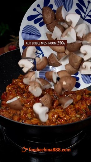 EASY STIR-FRIED BONELESS CHICKEN RECIPE #recipe #cooking #chinesefood #chicken #mushroom