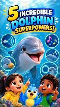 🐬 5 INCREDIBLE Dolphin Superpowers! 🤯 | Animal Facts #Shorts #dolphin #dolphinnose #learning #fish