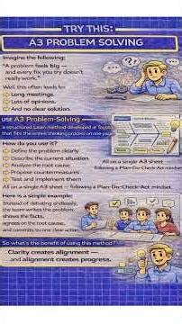 A3 Problem Solving