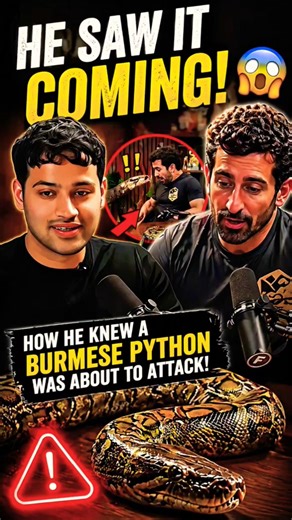How Paul Rosolie Predicted a Burmese Python Attack 🐍😳 | Raj Shamani Podcast #shorts #podcast