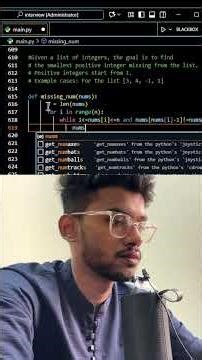 Tiger Analytics Interview Question: Find the First Missing Positive Integer #coding #correctcoding