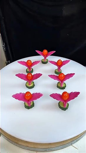 #Creative Food And Cucumber make Carving Cutting design Skills#Kitchen Skills#