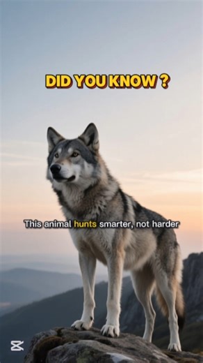 Gray wolf | the smartest hunter in the wild 🐺#graywolf #wolffacts #animalfacts